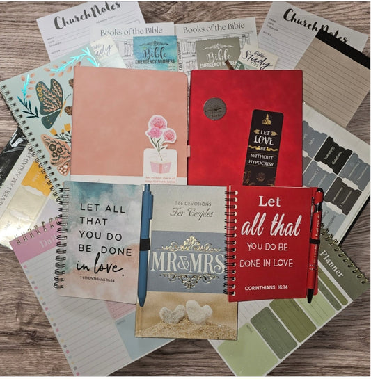 Couple's "Highly Blessed" Bible Journaling Bundle