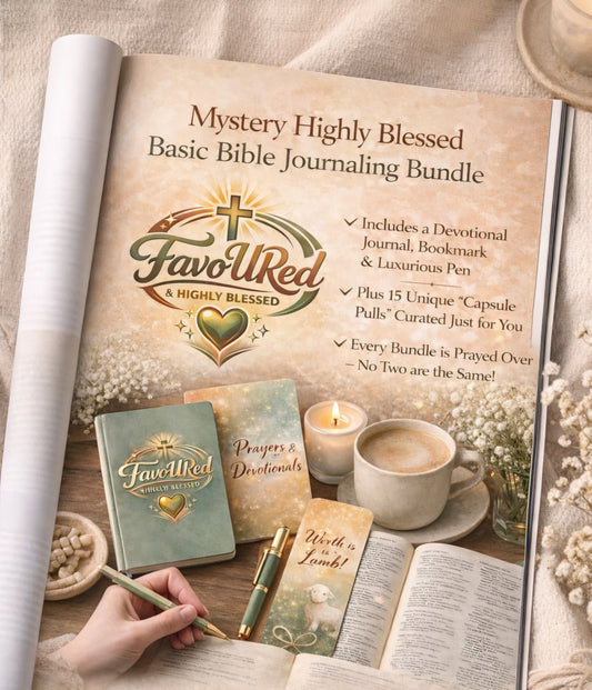 Mystery "Highly Blessed" Basic Bible Journaling Bundle