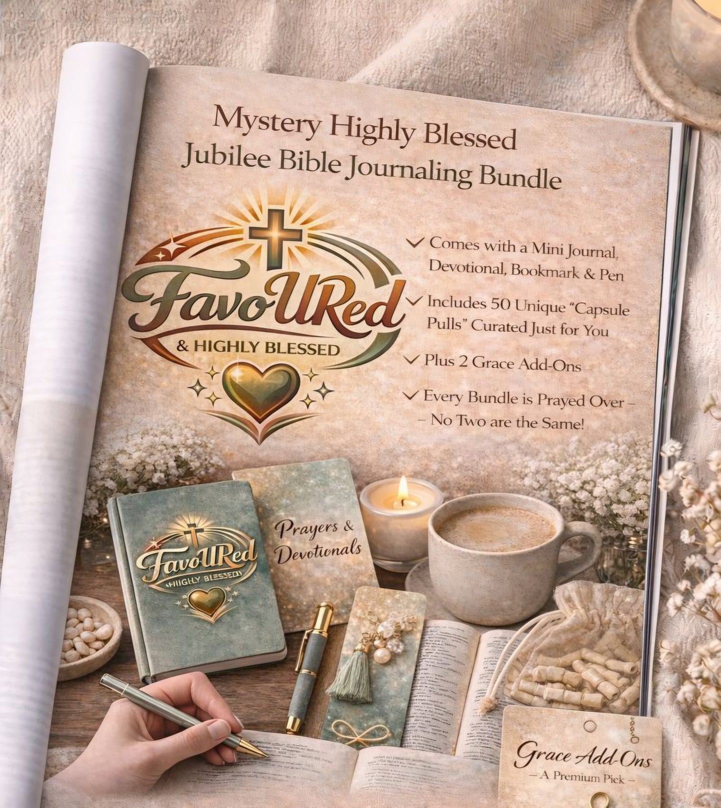 Mystery "Highly Blessed" Jubilee Bible Journaling Bundle