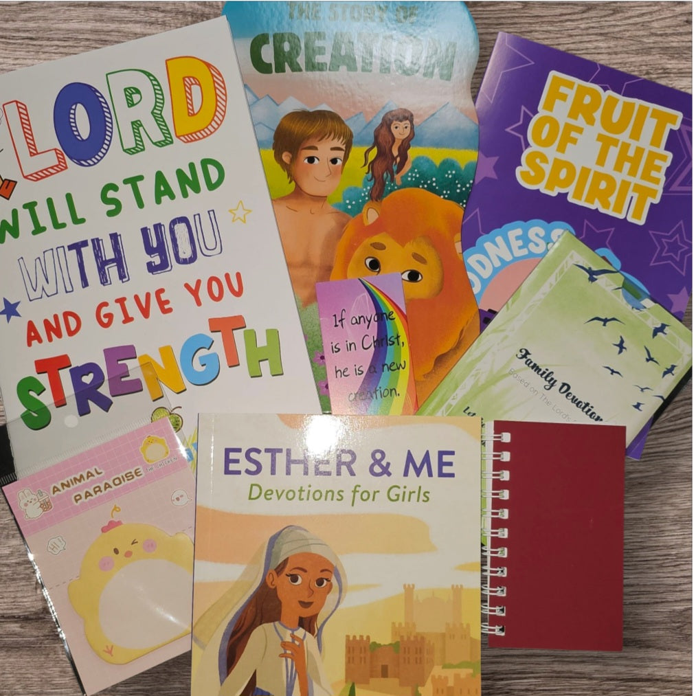 Kids Girls "FavoURed" Bible Journaling Bundle