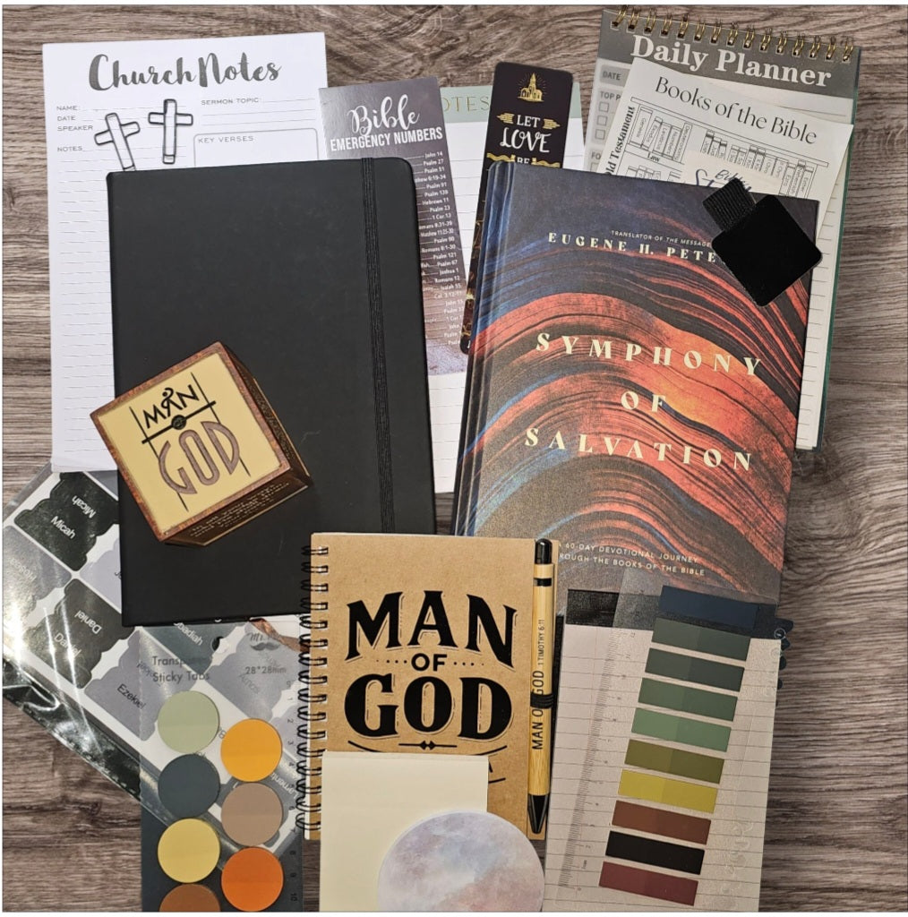 Men's "Highly Blessed" Signature Bible Journaling Bundle