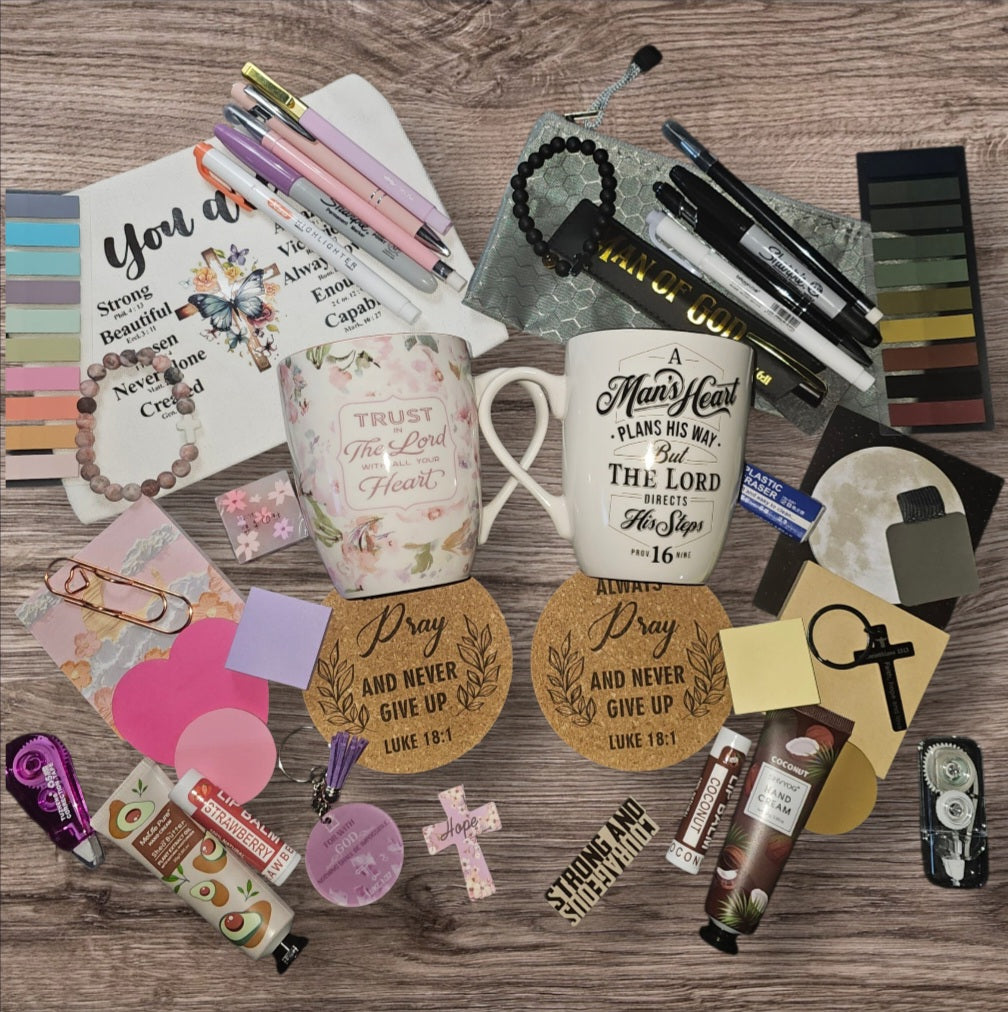 Couple's "Highly Blessed" Bible Journaling Bundle