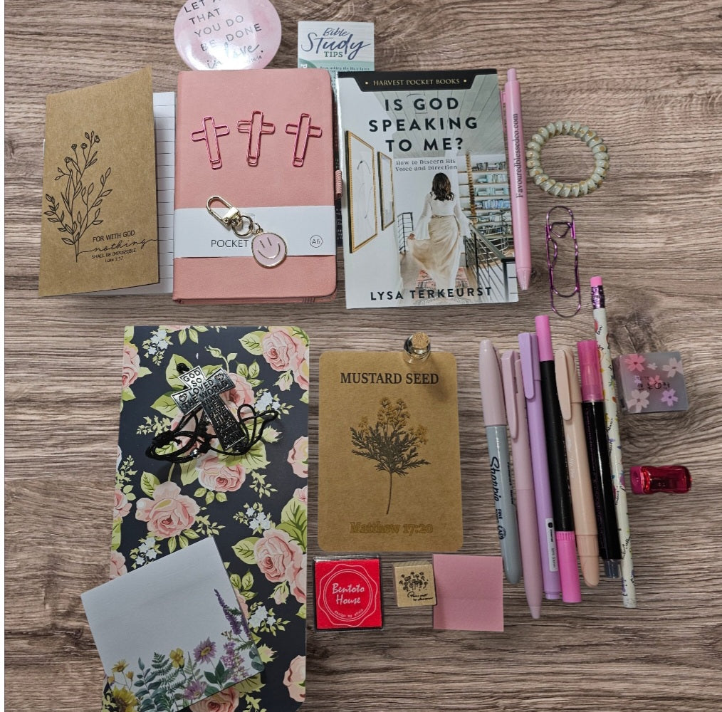 Mystery "Highly Blessed" Basic Bible Journaling Bundle